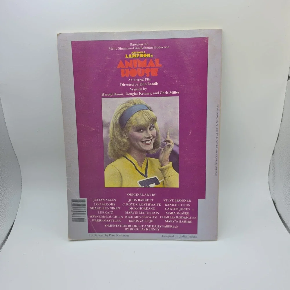 National Lampoons‎ Animal House Illustrated Novel Chris Miller 1978 Vintage Book